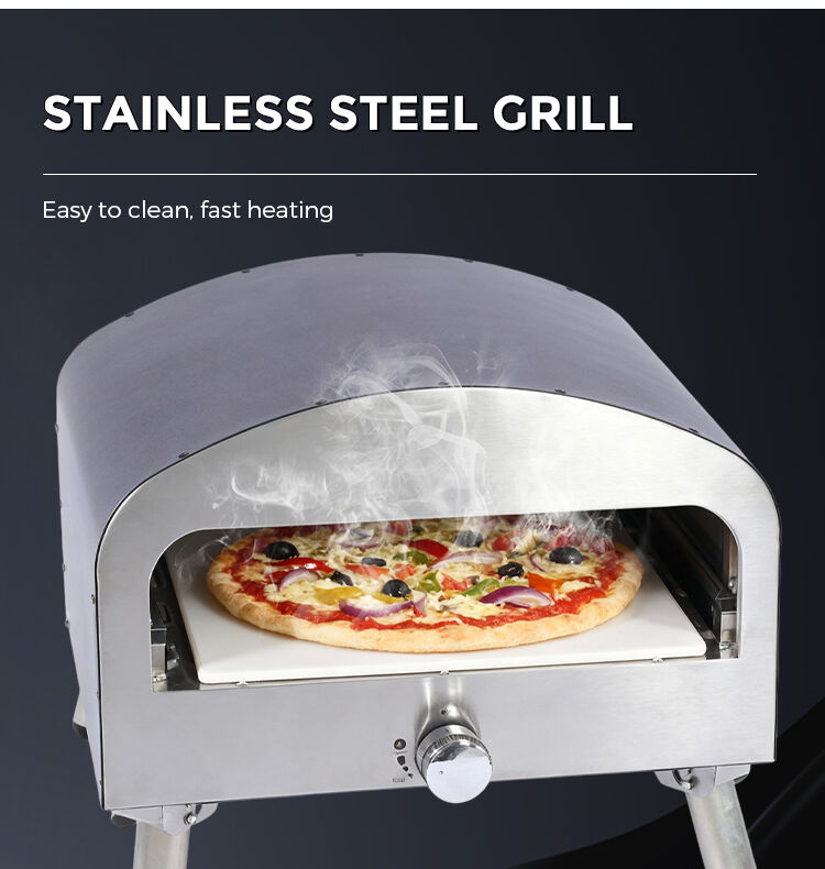 Pizza Oven Garden Kitchen Stainless Steel Portable Small Pizza Oven manufacture