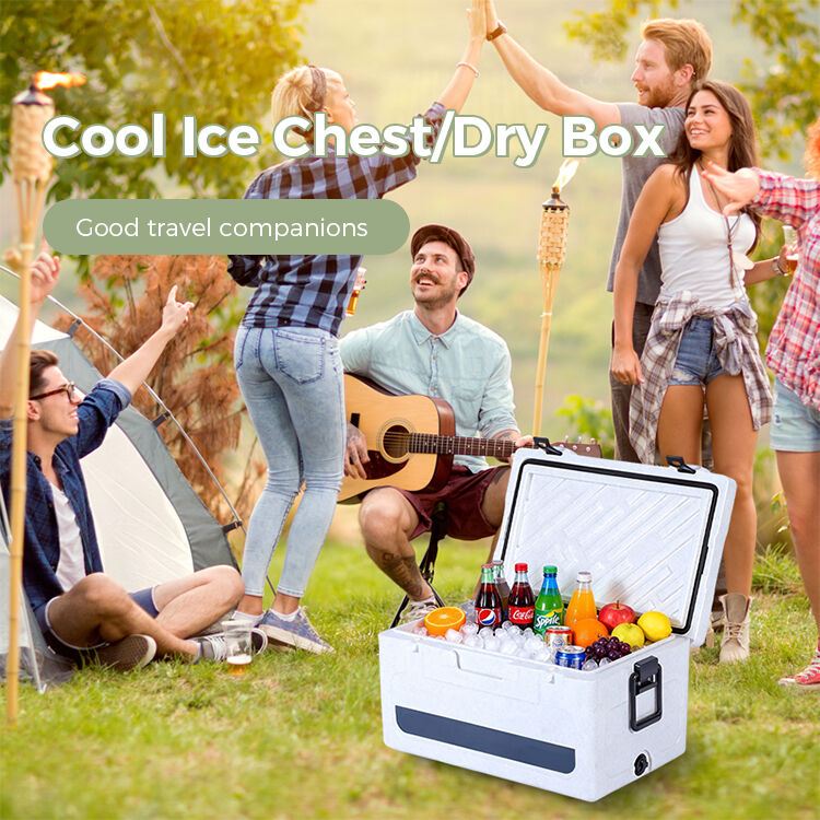 product ice chest cooler box for camping and picnic large capacity cooler box set-1