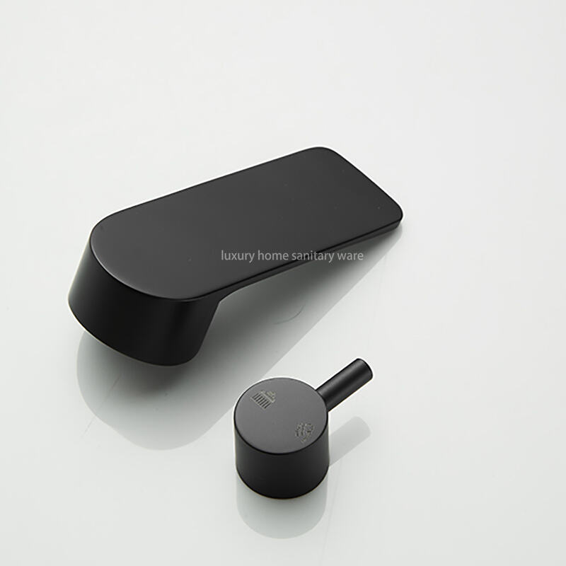 High Quality Hotel Room Brass Shower Faucet Set Concealed Long Panel Modern Bathroom Wall Mounted Shower Set supplier