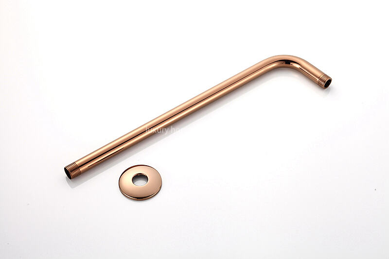 Best Selling Rose Gold Concealed Shower Set Modern Home Hotel Bathroom Shower Faucet with Hand Shower manufacture