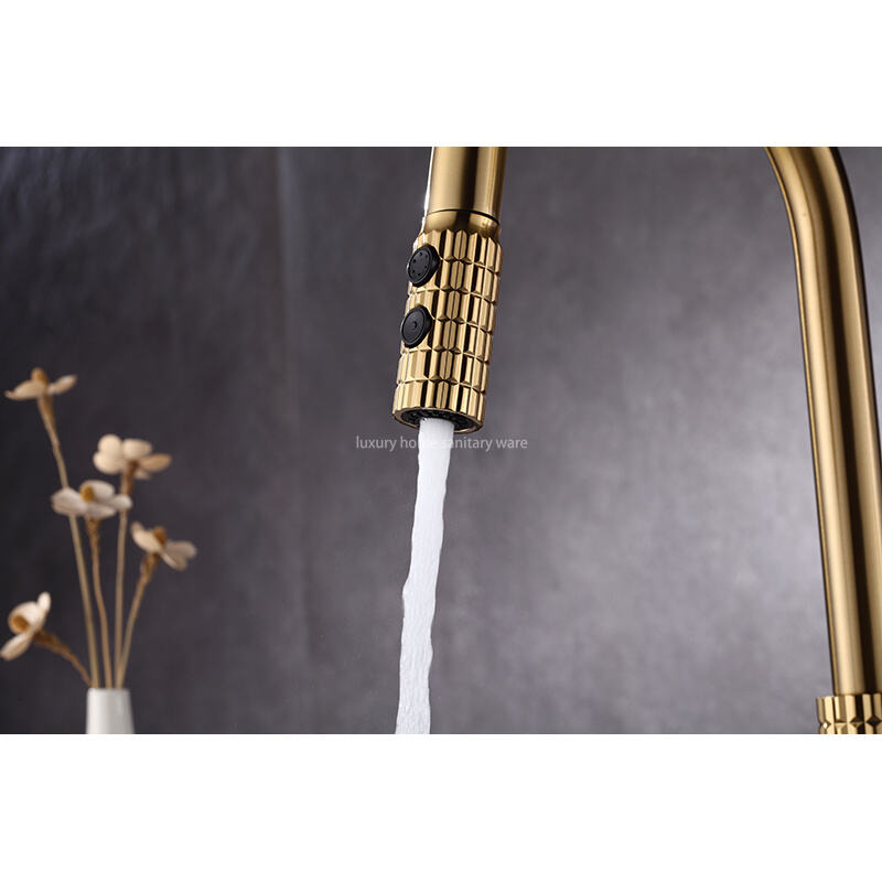 Modern Style Kitchen Faucet, Single Handle High Quality Kitchen Sink Faucet with Pull-down Sprayer manufacture