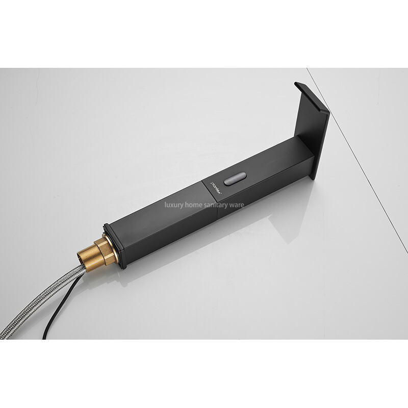 Factory Wholesale Automatic Non-touch Sensor Waterfall Electroplating Basin Faucet Induction Quartet High. factory