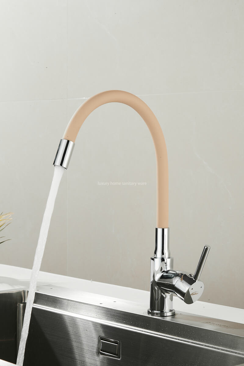 Best-selling Kitchen Deck Is Equipped with 360 Faucet, High-quality Universal Faucet-khaki Hot and Cold Mixer Faucet supplier