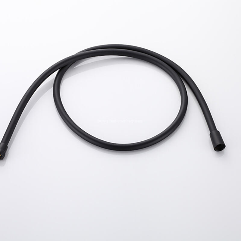 Modern Round Stick Constant Temperature Small Round Stick Hand Spray Bathtub Shower Faucet Black Bathroom Shower Set factory