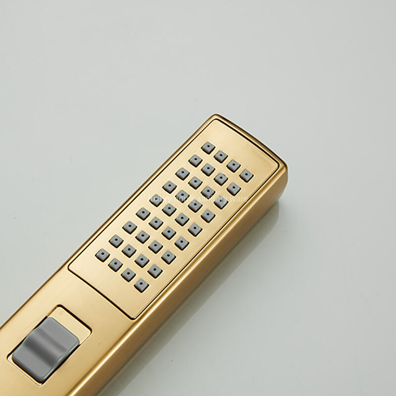 Hotel Bathroom Shower Faucet Hot and Cold Adjustment Wire Drawing Embedded Shower Suit Wall-mounted Bathroom Shower details