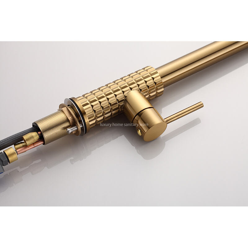 Modern Style Kitchen Faucet, Single Handle High Quality Kitchen Sink Faucet with Pull-down Sprayer supplier