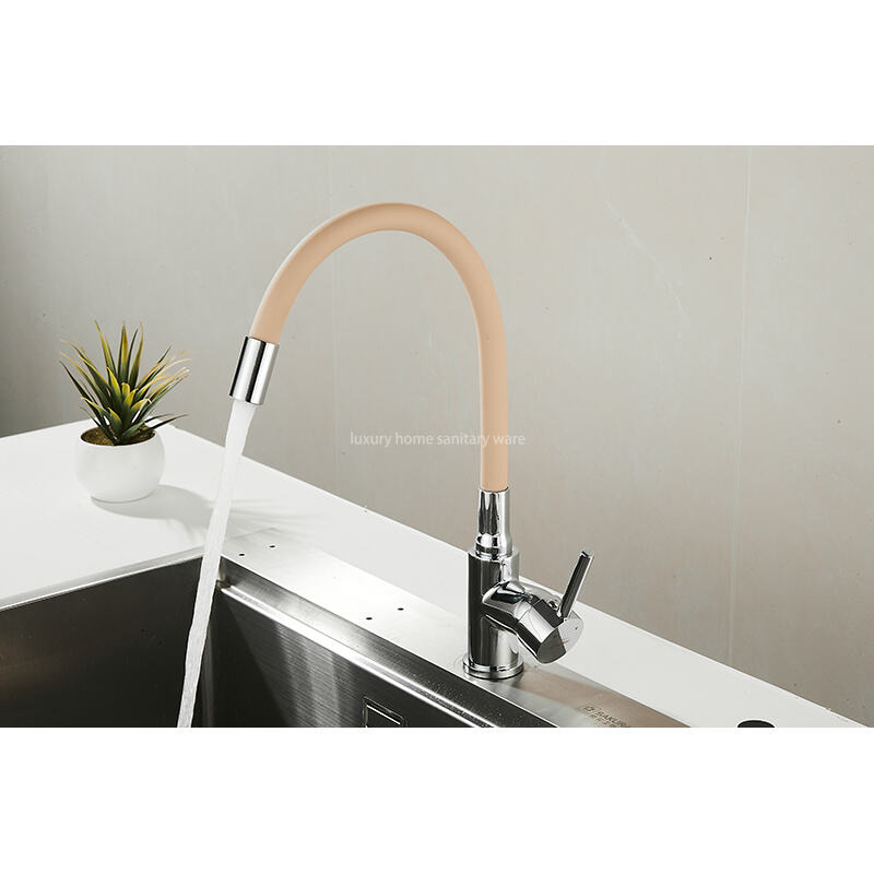 Best-selling Kitchen Deck Is Equipped with 360 Faucet, High-quality Universal Faucet-khaki Hot and Cold Mixer Faucet manufacture