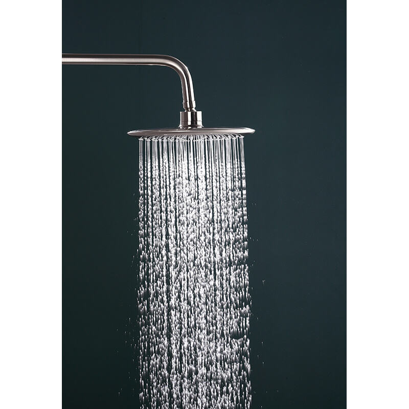 High-quality Round bar Constant Temperature Sunflower Hand-sprayed Rain Shower Faucet Kit with Adjustable Height. factory