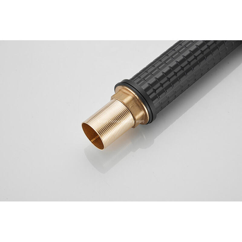 Factory Direct New Design Kitchen Faucet Corrugated Dense Spring Kitchen Faucet-black Kitchen Faucet factory