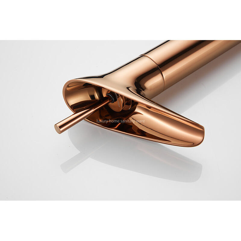 Factory Direct High-end Wine Glasses-rose Gold Ancient Wine Glasses Waterfall Hot and Cold Taps. details