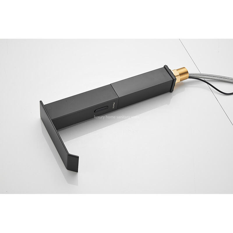 Factory Wholesale Automatic Non-touch Sensor Waterfall Electroplating Basin Faucet Induction Quartet High. manufacture