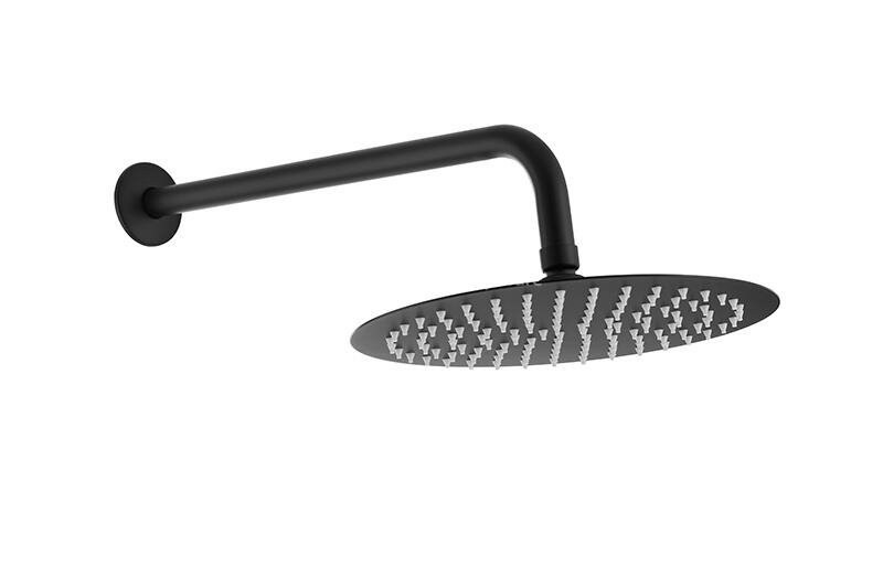 Factory Direct Black Shower Suit Wall-mounted High-pressure Shower Faucet Suit Household Concealed Bathroom Shower Faucet factory