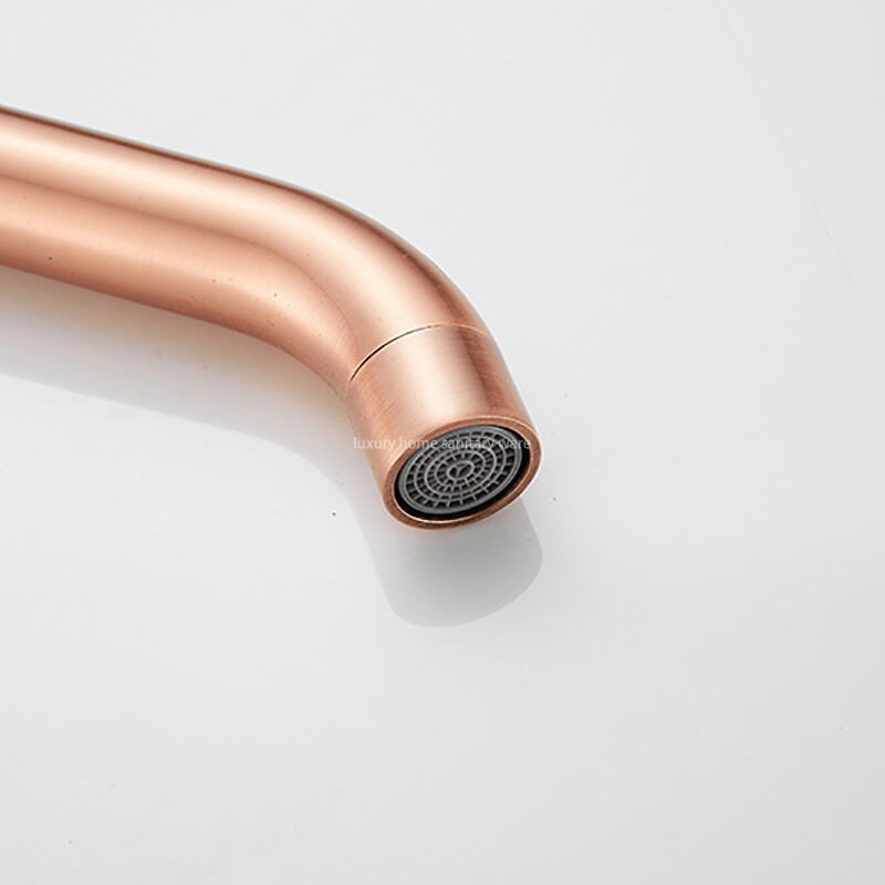 Factory-customized Modern Single-handle Wall-mounted Brass Basin Faucet Drawing Cold and Hot Water Mixer Faucet 2-hole Bathroom. manufacture