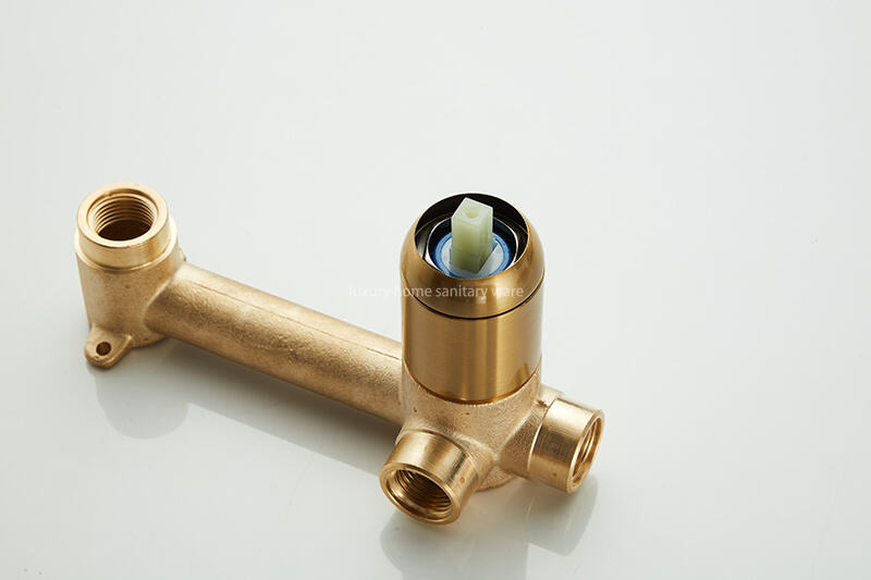 Factory Outlet Concealed Carved Handle Brushed Gold Luxury Brass Hidden Basin Bathroom Faucet Gold Ceramic Faucet Wall-mounted. supplier