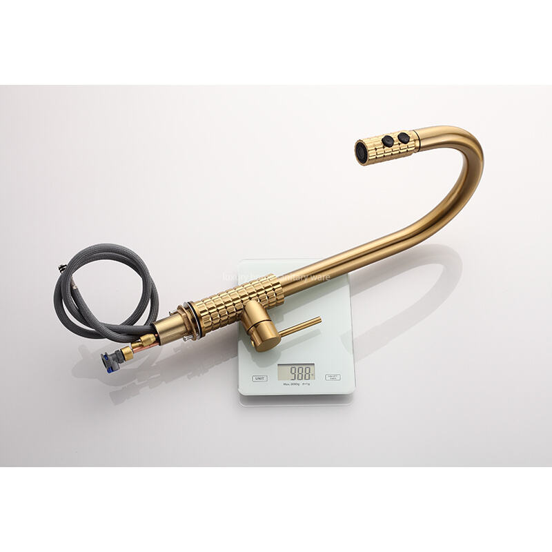 Modern Style Kitchen Faucet, Single Handle High Quality Kitchen Sink Faucet with Pull-down Sprayer manufacture