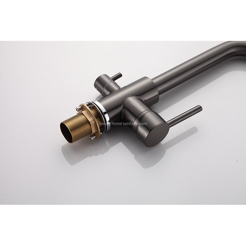 Modern Design Direct Drinking Water Kitchen Faucet Single Handle Ceramic Valve Pull-out Water Purification Faucet Single Hole details