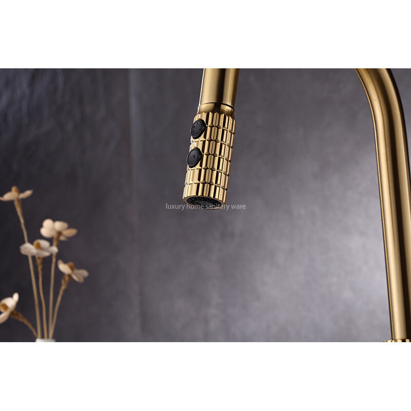 Modern Style Kitchen Faucet, Single Handle High Quality Kitchen Sink Faucet with Pull-down Sprayer supplier