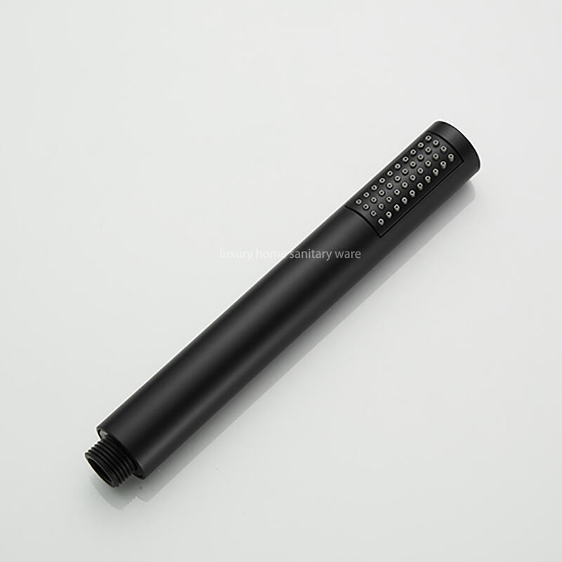 High Quality Hotel Room Brass Shower Faucet Set Concealed Long Panel Modern Bathroom Wall Mounted Shower Set details