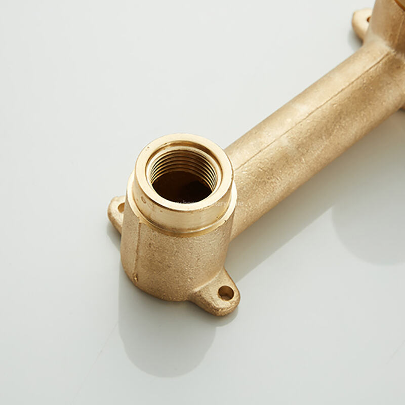 Factory Outlet Concealed Carved Handle Brushed Gold Luxury Brass Hidden Basin Bathroom Faucet Gold Ceramic Faucet Wall-mounted. manufacture