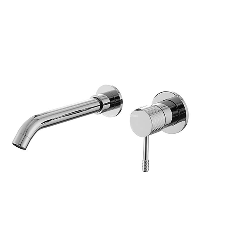 Factory Wholesale Bathroom Faucet Concealed Wall-hung Bathtub Sink Faucet Bathtub Hot and Cold Water Mixer manufacture
