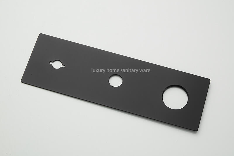 High Quality Hotel Room Brass Shower Faucet Set Concealed Long Panel Modern Bathroom Wall Mounted Shower Set manufacture