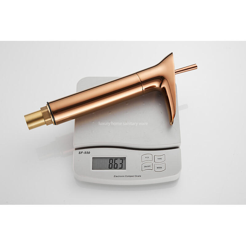 Factory Direct High-end Wine Glasses-rose Gold Ancient Wine Glasses Waterfall Hot and Cold Taps. manufacture