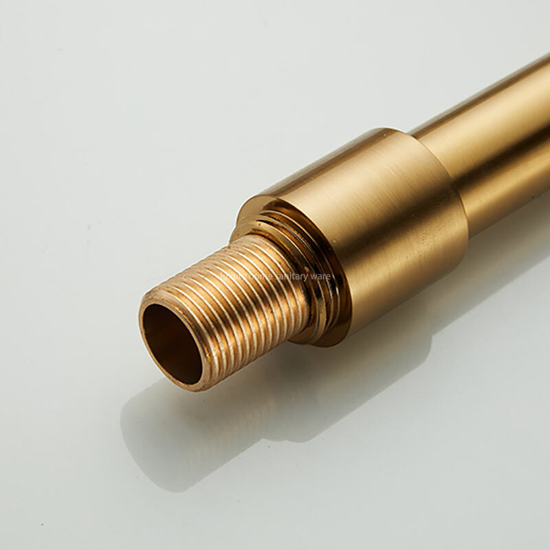 Factory Outlet Concealed Carved Handle Brushed Gold Luxury Brass Hidden Basin Bathroom Faucet Gold Ceramic Faucet Wall-mounted. manufacture