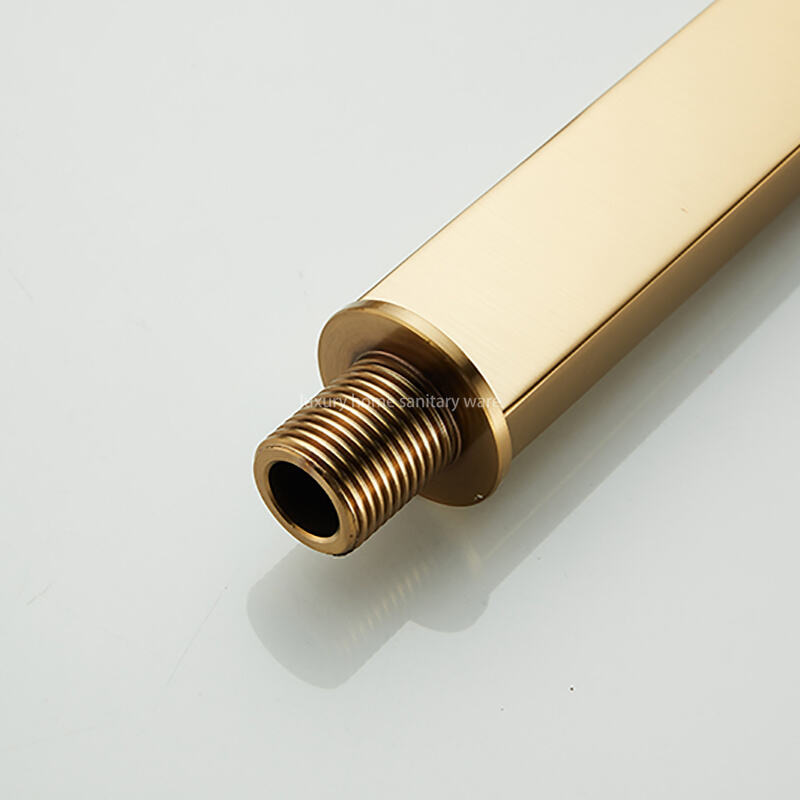 Hotel Bathroom Shower Faucet Hot and Cold Adjustment Wire Drawing Embedded Shower Suit Wall-mounted Bathroom Shower details