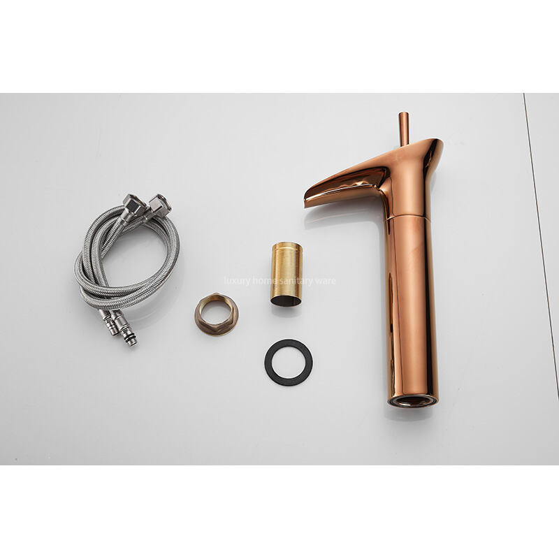 Factory Direct High-end Wine Glasses-rose Gold Ancient Wine Glasses Waterfall Hot and Cold Taps. supplier