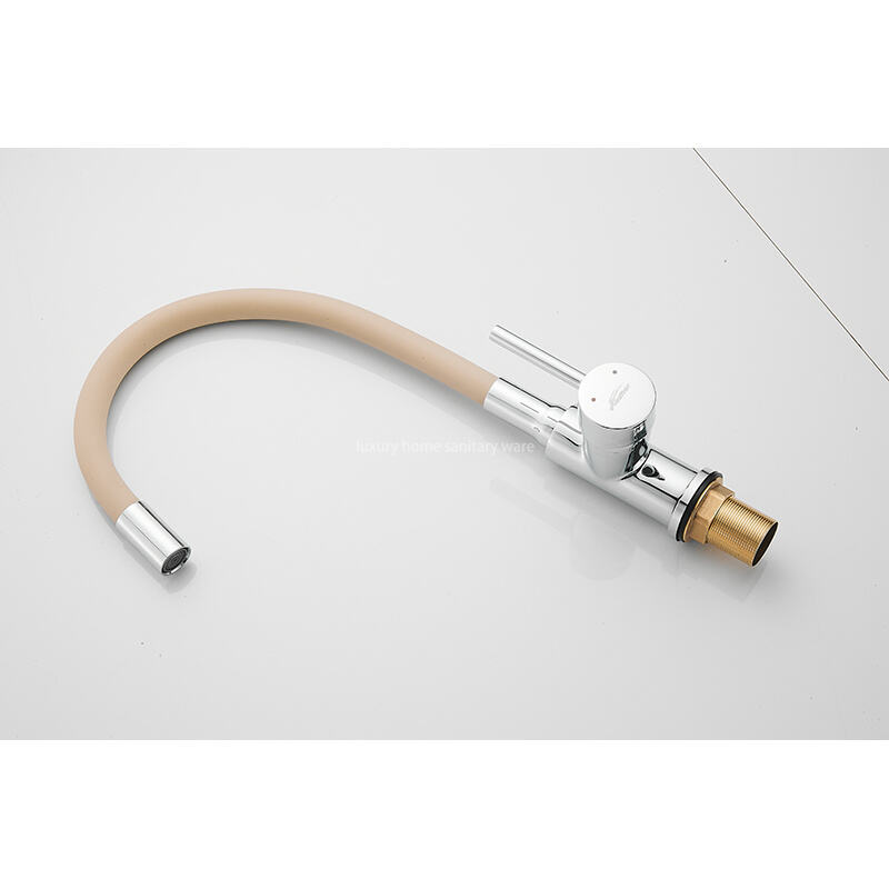 Best-selling Kitchen Deck Is Equipped with 360 Faucet, High-quality Universal Faucet-khaki Hot and Cold Mixer Faucet factory