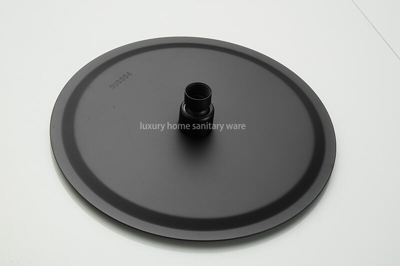 Factory Direct Black Shower Suit Wall-mounted High-pressure Shower Faucet Suit Household Concealed Bathroom Shower Faucet details