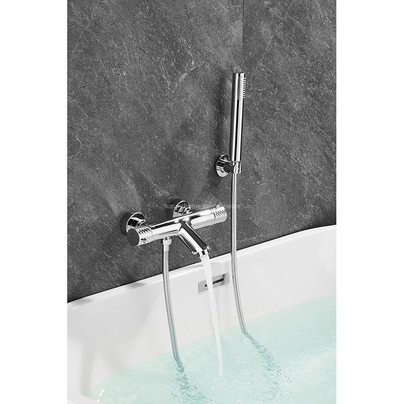 New Bathtub Shower Set Bathroom Faucet Brush Shower Faucet Constant Temperature Bathtub Shower Faucet supplier