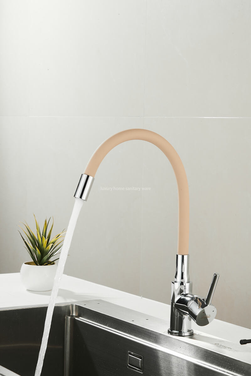 Best-selling Kitchen Deck Is Equipped with 360 Faucet, High-quality Universal Faucet-khaki Hot and Cold Mixer Faucet supplier