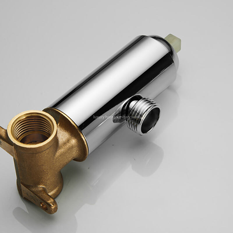 New High-quality Spray Gun Round-carved Handle-electroplating Bath Shower Manual Toilet Water Mist Nozzle Set details