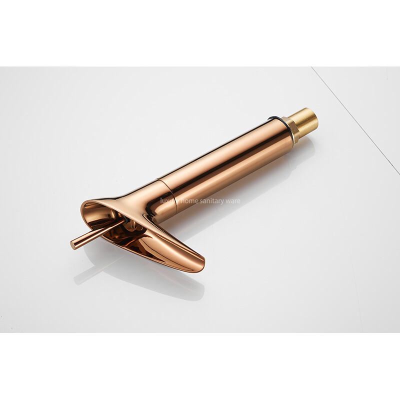 Factory Direct High-end Wine Glasses-rose Gold Ancient Wine Glasses Waterfall Hot and Cold Taps. manufacture