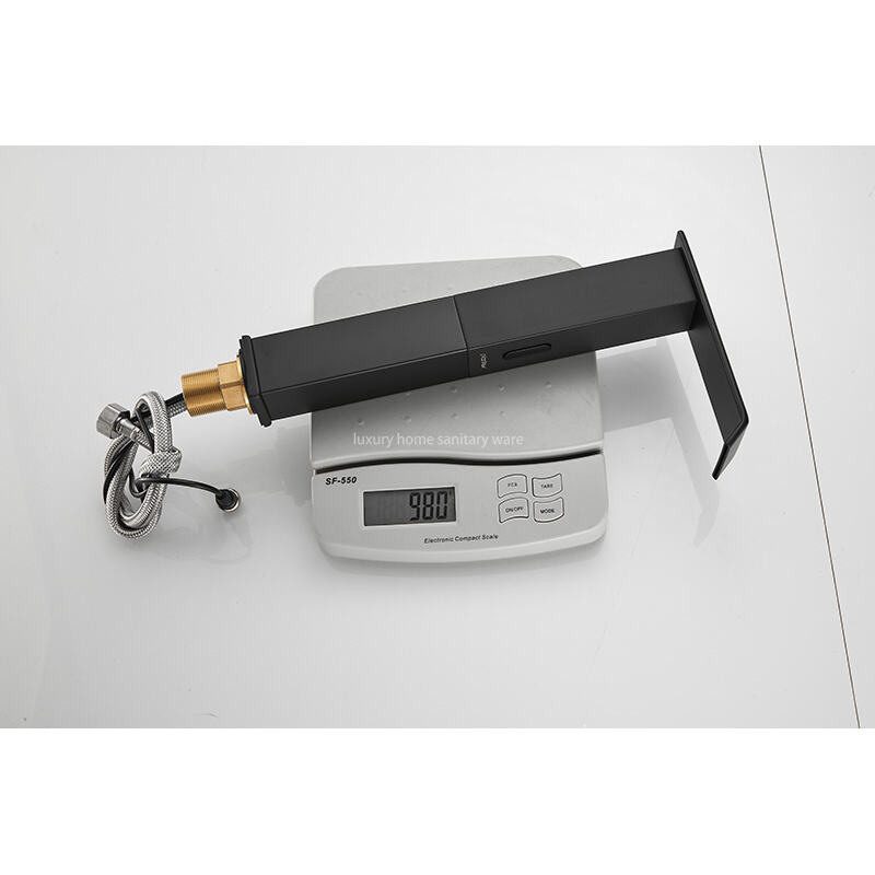 Factory Wholesale Automatic Non-touch Sensor Waterfall Electroplating Basin Faucet Induction Quartet High. manufacture