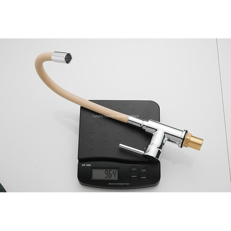Best-selling Kitchen Deck Is Equipped with 360 Faucet, High-quality Universal Faucet-khaki Hot and Cold Mixer Faucet details
