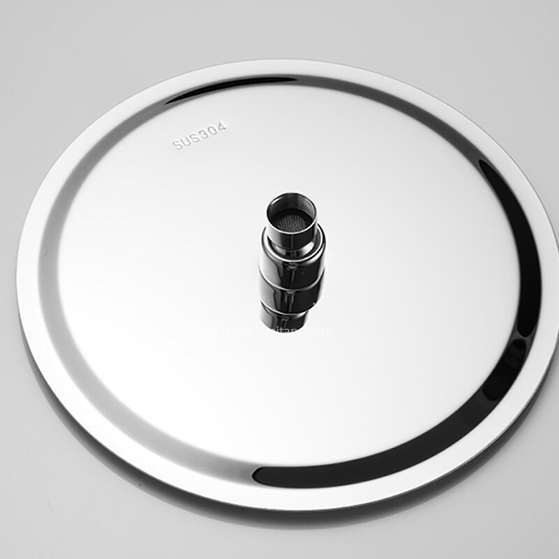 High Quality Carved Handle Electroplating Shower Set Modern Bathroom Concealed Shower Faucet Brass Bathroom Rain System Set supplier