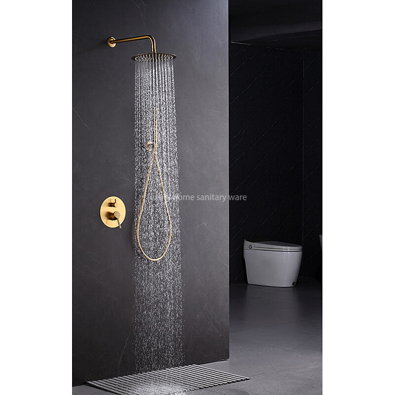 Factory Direct Hotel Bathroom Concealed Shower Faucet Bathroom Shower Set High Pressure Shower with Handheld Spray supplier