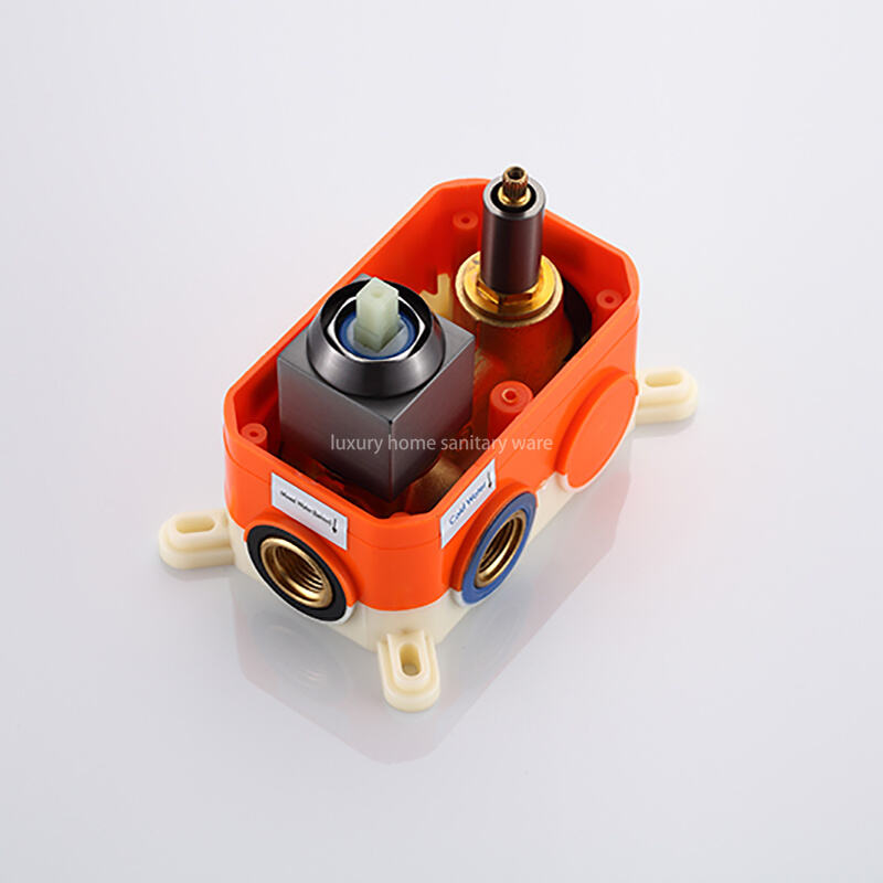 Hot Sale Bathtub Faucet with Hand-held Shower Concealed Bathtub Faucet Bathroom Hot and Cold Shower Three-piece Set factory