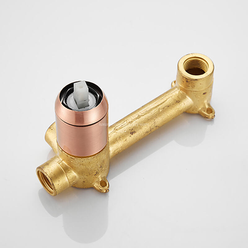 Factory-customized Modern Single-handle Wall-mounted Brass Basin Faucet Drawing Cold and Hot Water Mixer Faucet 2-hole Bathroom. supplier