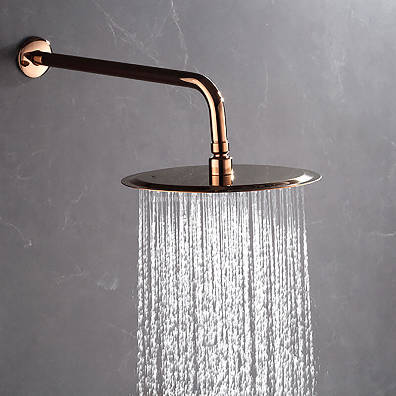 Best Selling Rose Gold Concealed Shower Set Modern Home Hotel Bathroom Shower Faucet with Hand Shower factory