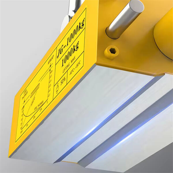 Safely handle heavy loads with ease using a 1000kg permanent magnetic lifter