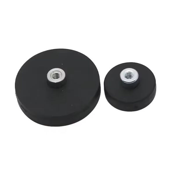 The rubber coating protects both the magnet and the attached object from scratches or damage.