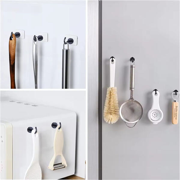 Keep Your Belongings Within Reach with Magnetic Wall Hooks.
