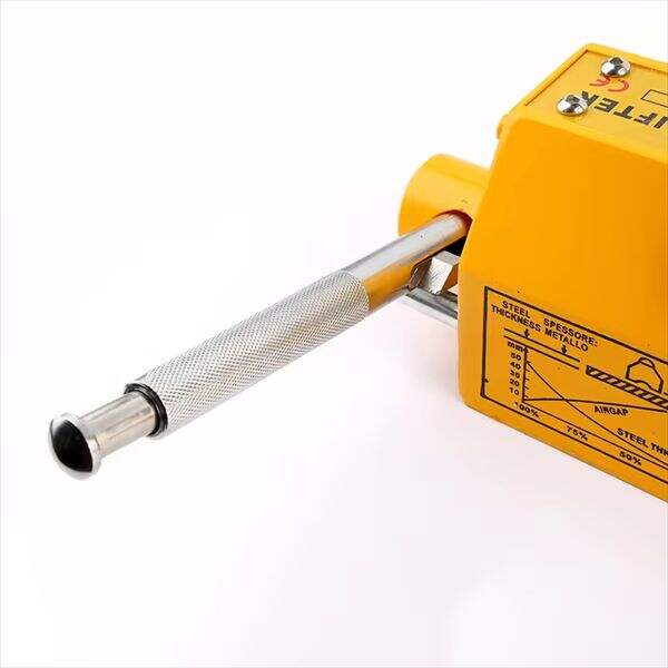 Improve workplace safety with a lifting magnet equipped with a fast release feature