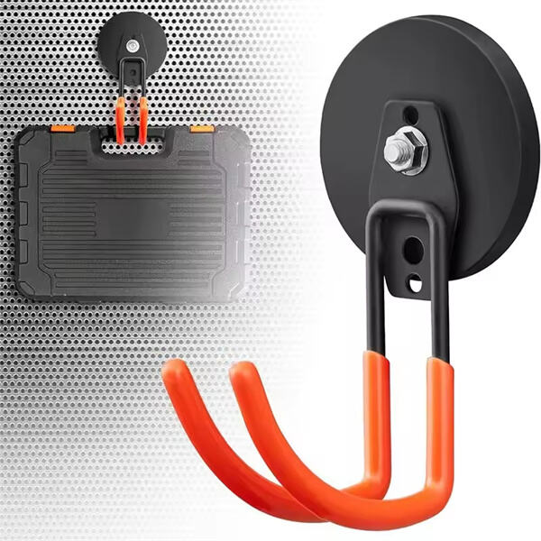Get organized with a heavy duty magnetic hook