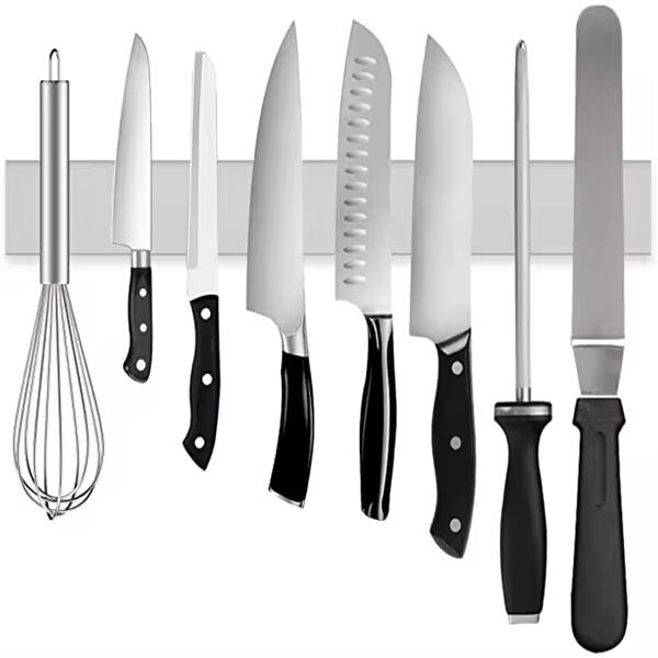 Upgrade your kitchen decor with a modern magnetic wall knife holder