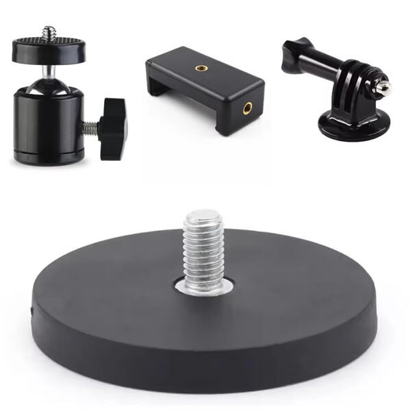 Securely attach your camera to any magnetic surface for ultimate flexibility in shooting angles.