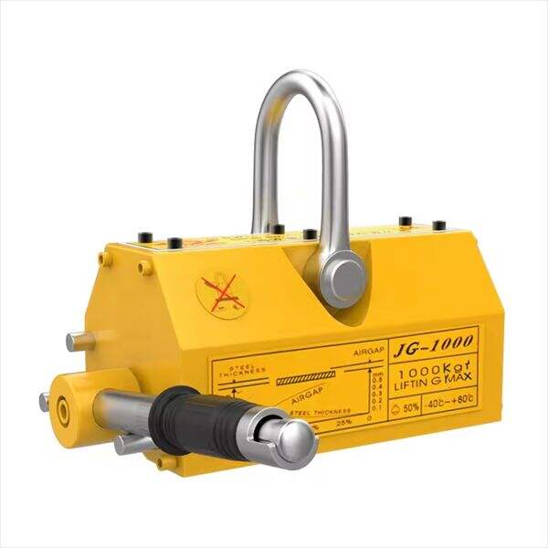 Lift heavy loads easily with a magnet release mechanism